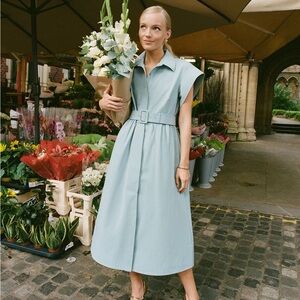 Tuckernuck Slate Blue Chloe Dress